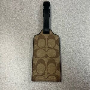 NWT COACH Signature Luggage Tag